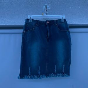 Denim skirt